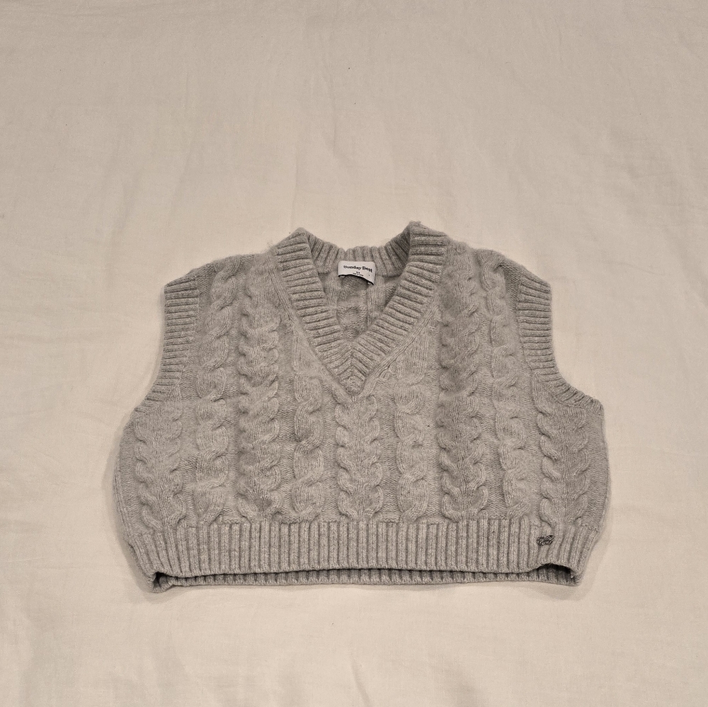 Sunday Best sweater vest sz xs grey